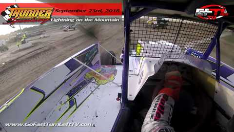 JR Hurlburt @ Thunder Mountain Speedway - Short Track Super Series Heat Race - 9/23/18