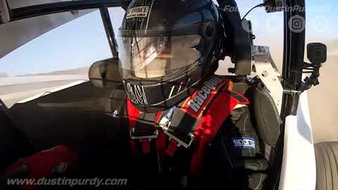 Dustin Purdy @ Fonda Speedway - 360 Sprint Car Practice - Driver View - 6/6/20